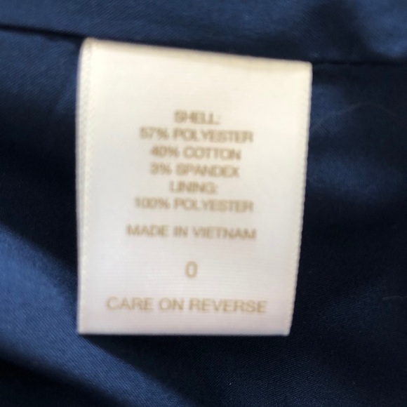 Navy 3/4 Length Dress Eva Mendes NYandCo - Picture 5 of 9